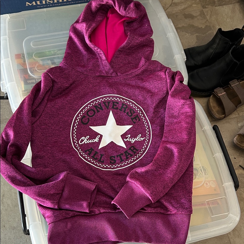 Converse Kids' Purple Hoodie